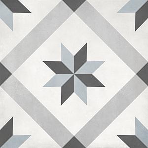 Tesoro Form Compass 8" x 8" Porcelain Tile