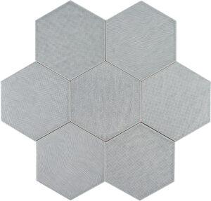 Tesoro Albatross Hex Deco 7" x 8" Ceramic Tile