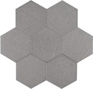 Tesoro Albatross Hex Deco 7" x 8" Ceramic Tile