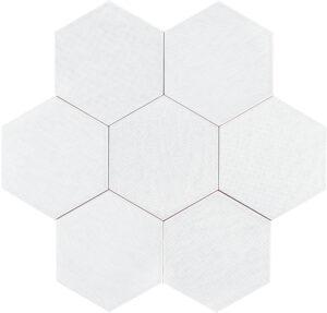 Tesoro Albatross Hex Deco 7" x 8" Ceramic Tile