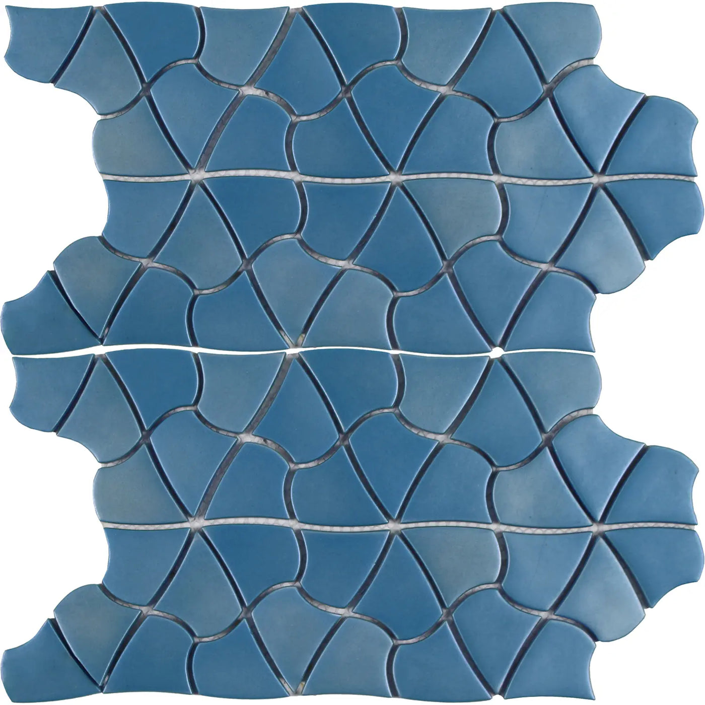 Tesoro Aquatica Aloha 10.25" x 12" Glass Mosaic