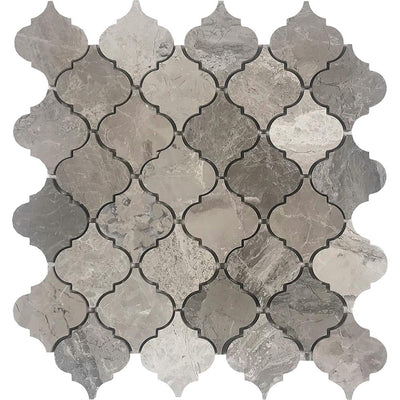 Tesoro Hybrid Waterjet Arabesque 11.5" x 12" Natural Stone Mosaic