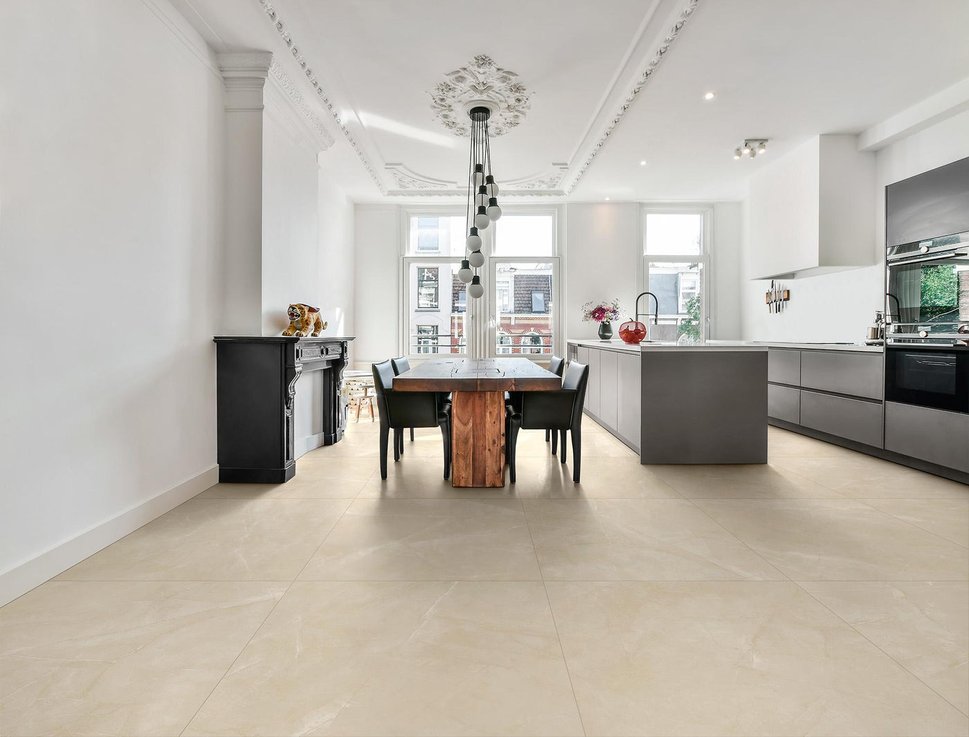 Tesoro Pulpis 40" x 40" Porcelain Tile