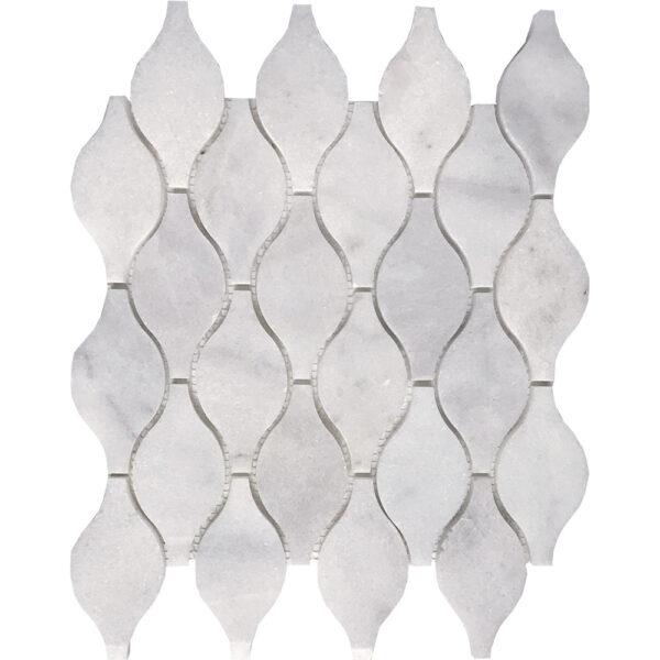 Tesoro Contempo 3" Hex Blend 10.5" x 12" Marble Mosaic