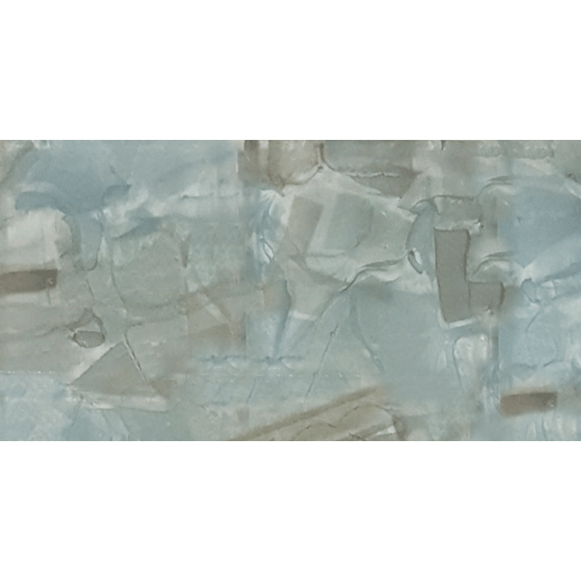 Tesoro Aquatica Flower Glass 3" x 6" Glass Tile