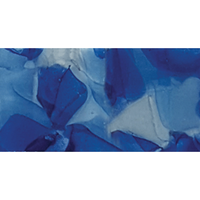 Tesoro Aquatica Flower Glass 3" x 6" Glass Tile