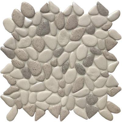 Tesoro Aquatica Liquid Rocks Random 10.5" x 10.5" Glass Mosaic