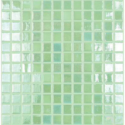 Tesoro Aquatica Glow Glass 1 x 1 12" x 12" Glass Mosaic