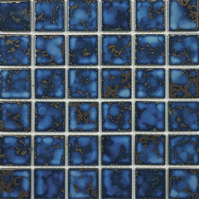 Tesoro Aquatica Harmony 2 x 2 12.5" x 12.5" Porcelain Mosaic