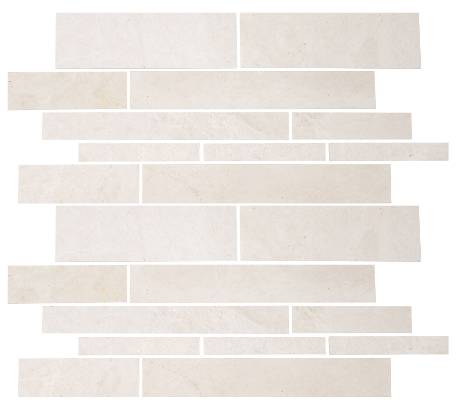 Tesoro Stone Random Linear 12" x 12" Stone Mosaic