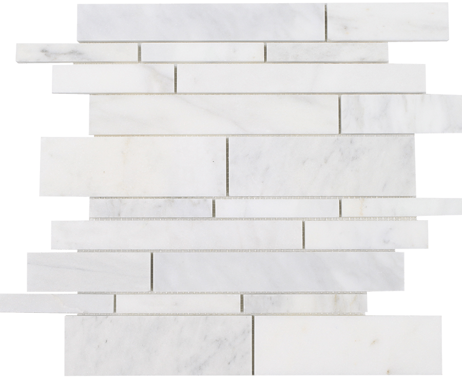 Tesoro Stone Random Linear 12" x 12" Stone Mosaic