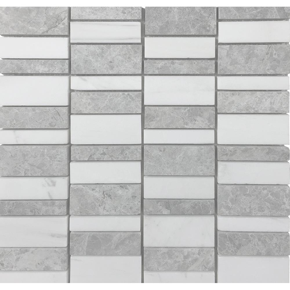 Tesoro Marble Irregular 12" x 12" Marble Mosaic