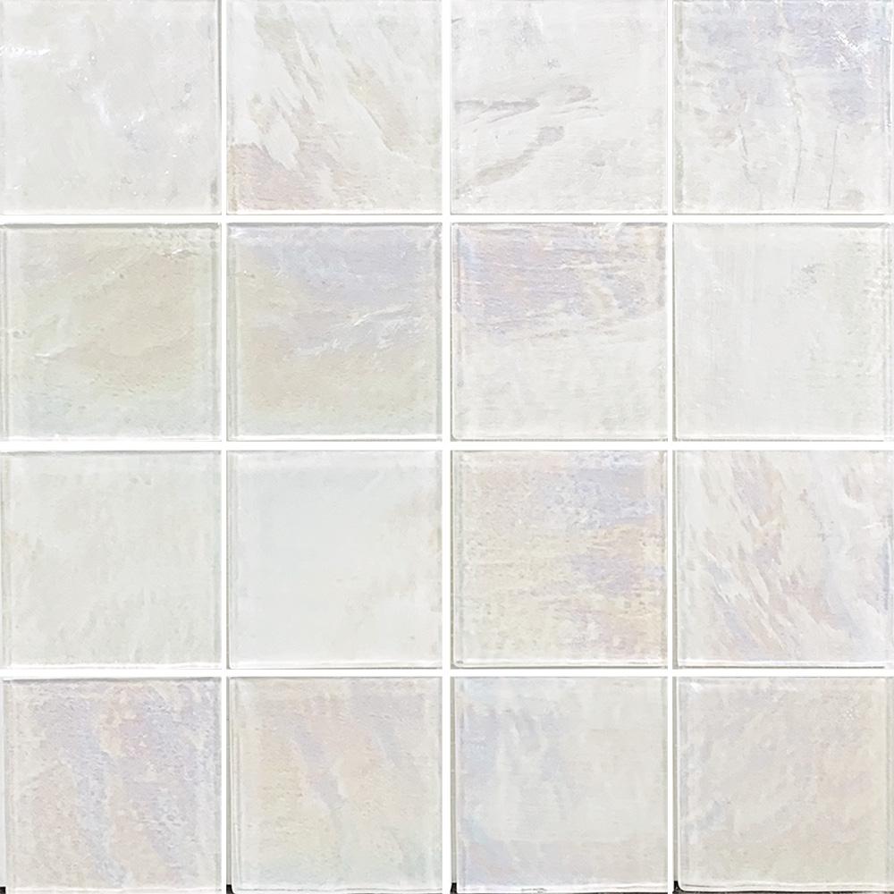 Tesoro Aquatica Piazza 3 x 3 12" x 12" Glass Mosaic