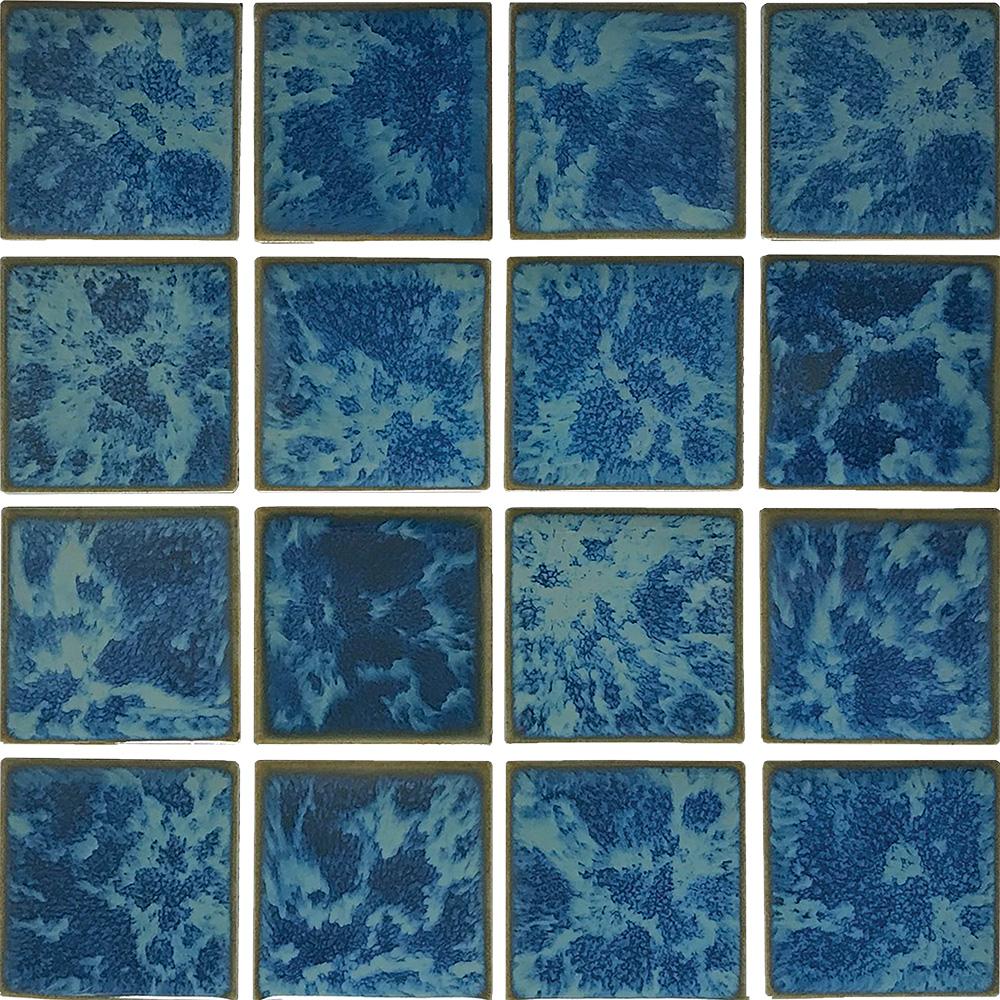 Tesoro Aquatica Reflection 3 x 3 12" x 12" Porcelain Mosaic