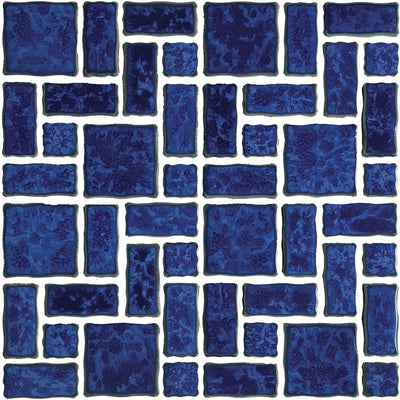 Tesoro Aquatica Reflection Random 12" x 12" Porcelain Mosaic