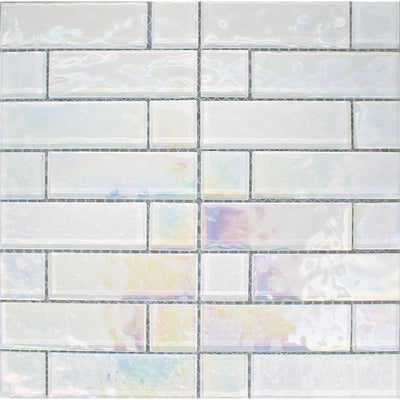 Tesoro Aquatica Stardust 12" x 12" Glass Mosaic