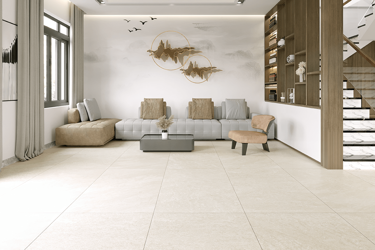 Tesoro Titanium 24" x 48" Porcelain Tile