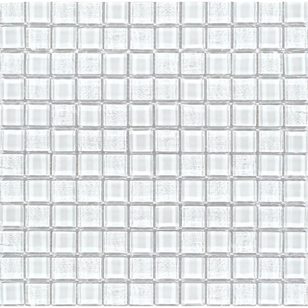 Tesoro Aquatica Treasure 1 x 1 11.75" x 11.75" Glass Mosaic