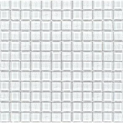 Tesoro Aquatica Treasure 1 x 1 11.75" x 11.75" Glass Mosaic