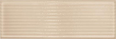 Tesoro Glassalike Groove 4" x 12" Porcelain Tile