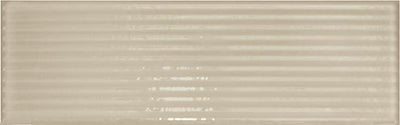 Tesoro Glassalike Groove 4" x 12" Porcelain Tile