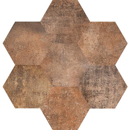 Tesoro Abadia Hex 8.5" x 9.75" Porcelain Tile