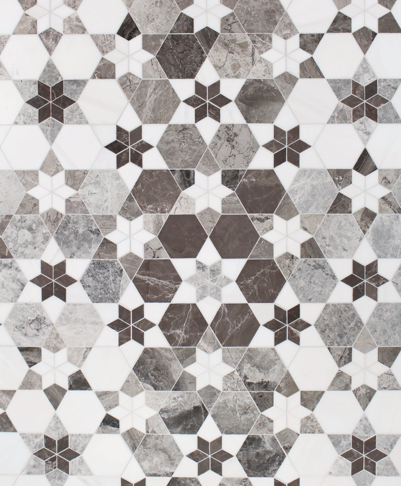 Tesoro Waterjet 9.75" x 11.5" Natural Stone Mosaic