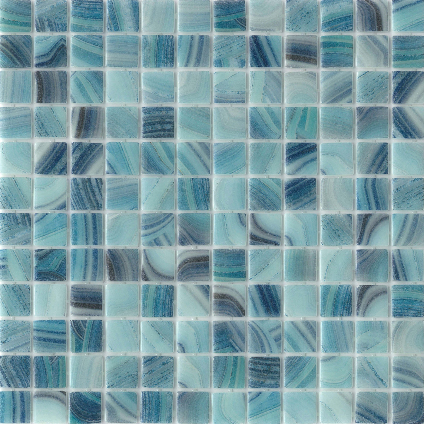 Emser Waterlace 1 x 1 12" x 12" Glass Mosaic