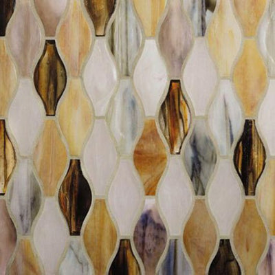 Hirsch Silhouette 12.5" x 13.5" Glass Mosaic