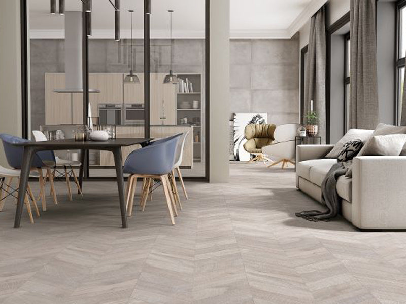 MIR Mosaic Zen Chevron 24" x 48" Porcelain Tile