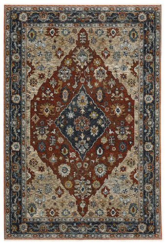 Oriental Weavers Aberdeen 1143H Red, Blue