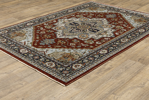 Oriental Weavers Aberdeen 1144R Red, Blue