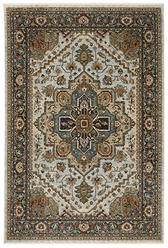 Oriental Weavers Aberdeen 1144W Ivory, Blue