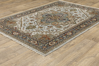 Oriental Weavers Aberdeen 1144W Ivory, Blue