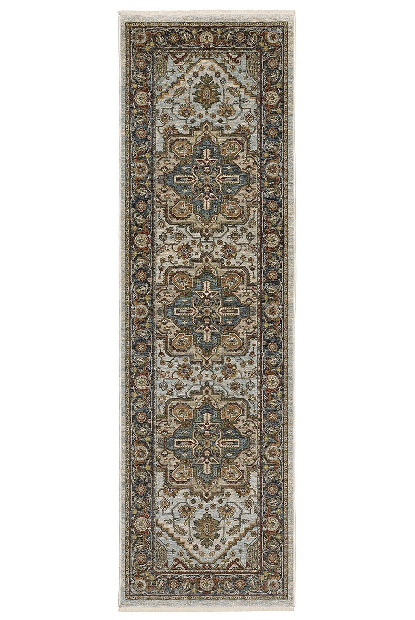 Oriental Weavers Aberdeen 1144W Ivory, Blue