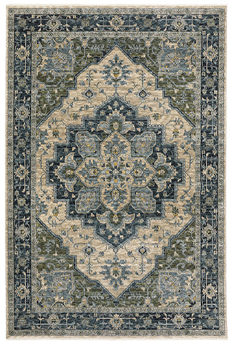 Oriental Weavers Aberdeen 051G1 Blue, Beige