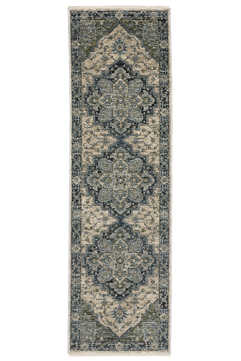 Oriental Weavers Aberdeen 051G1 Blue, Beige