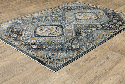 Oriental Weavers Aberdeen 7150B Blue, Gold