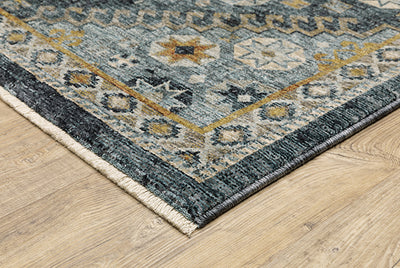 Oriental Weavers Aberdeen 7150B Blue, Gold