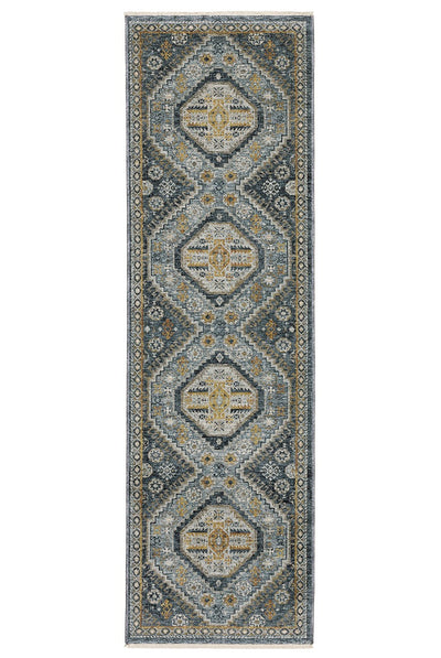 Oriental Weavers Aberdeen 7150B Blue, Gold