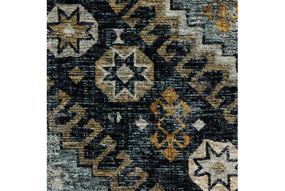 Oriental Weavers Aberdeen 7150B Blue, Gold