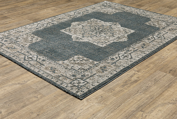 Oriental Weavers Alton 5501B Blue, Beige