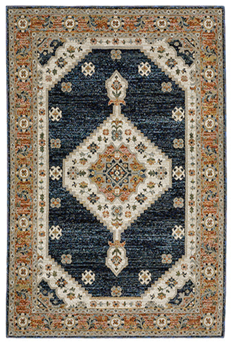 Oriental Weavers Andorra 2281E Blue, Orange