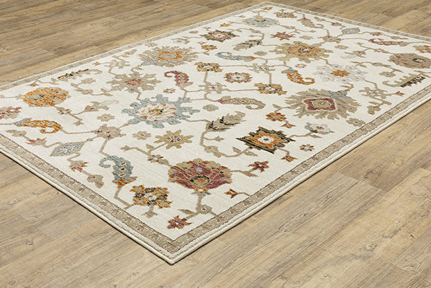 Oriental Weavers Andorra 2419B Ivory, Multi