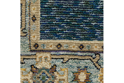 Oriental Weavers Andorra 2430A Blue, Gold