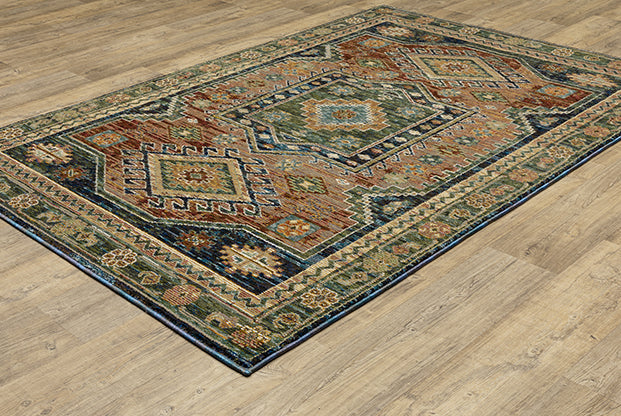 Oriental Weavers Andorra 2442A Blue, Multi