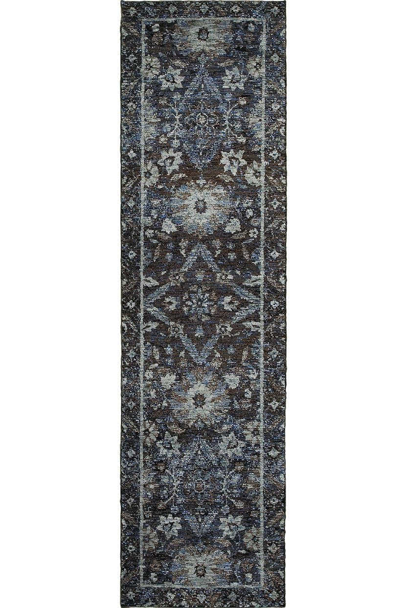 Oriental Weavers Andorra 7124A Navy, Blue