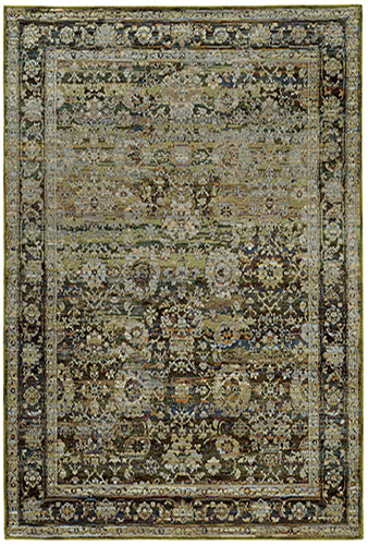 Oriental Weavers Andorra 7125C Green, Brown