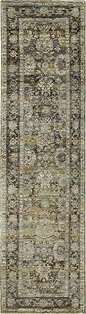 Oriental Weavers Andorra 7125C Green, Brown