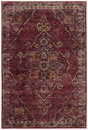 Oriental Weavers Andorra 7135E Red, Gold